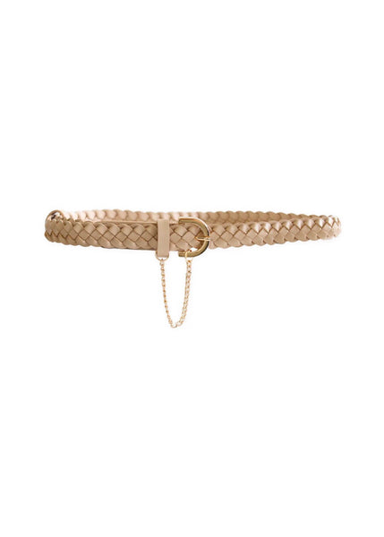 Belt | Braided (Stone Calf)