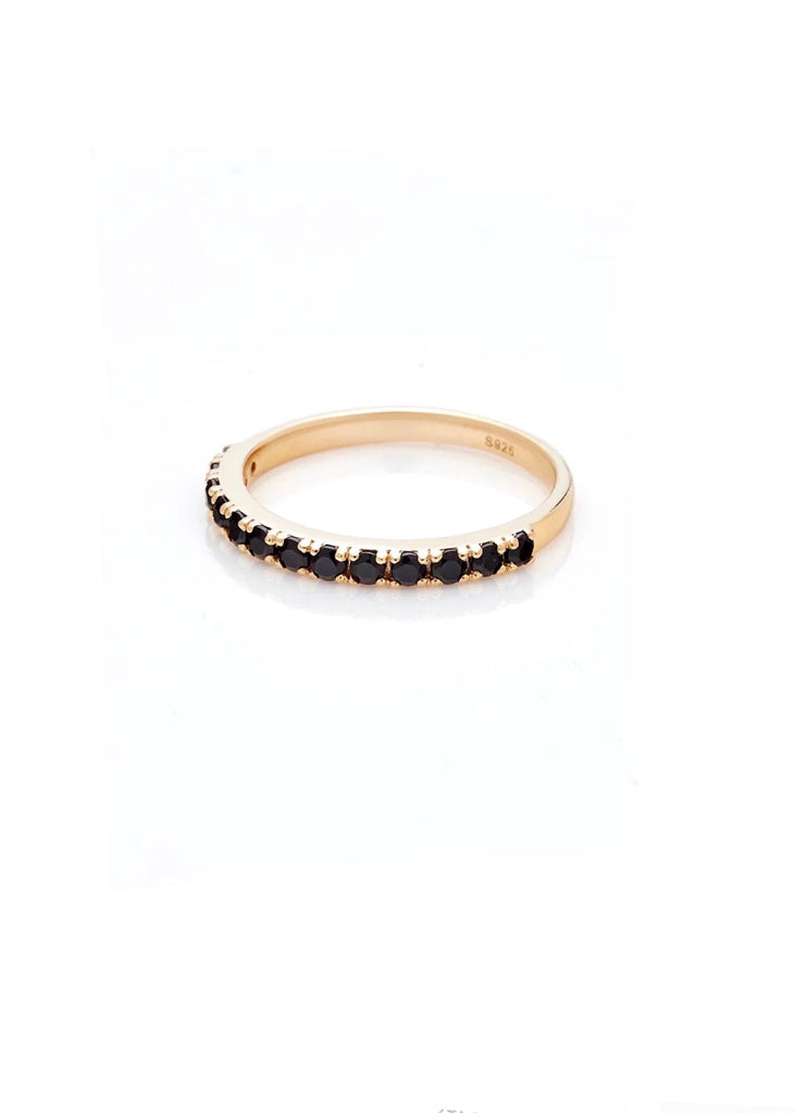 Ring | Eternity (Black Spinel/Gold)