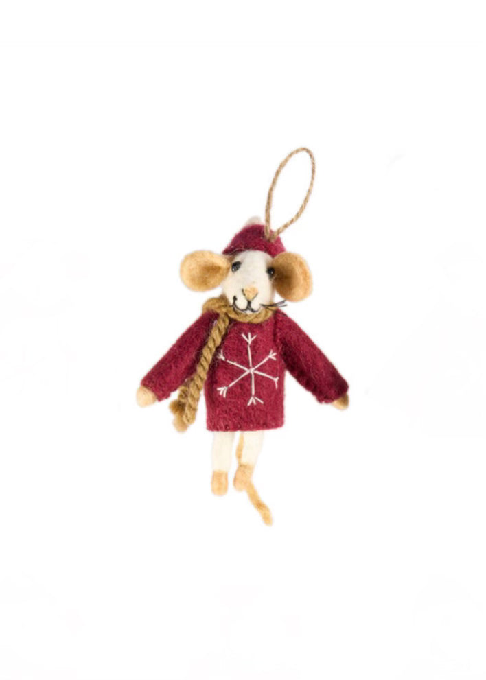 Decoration | Mice (Pink Sweater)