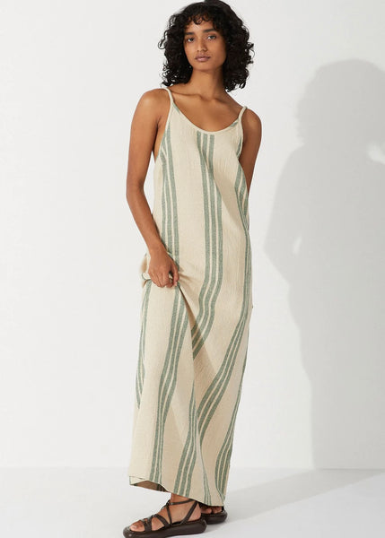 Dress | Stripe (Sand)