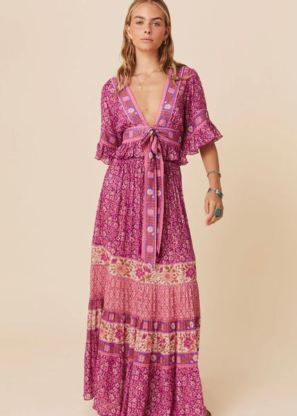 Skirt | Sienna Maxi (Fuchsia)