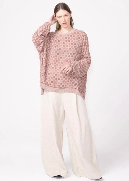 Top | Layover Sweater (Blush Alto)