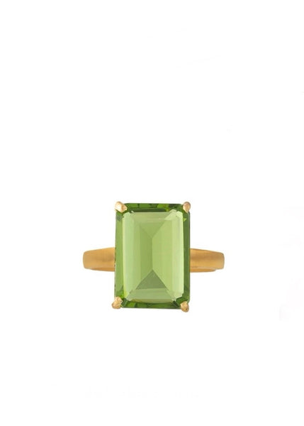 Ring | Peridot (Green Glass)