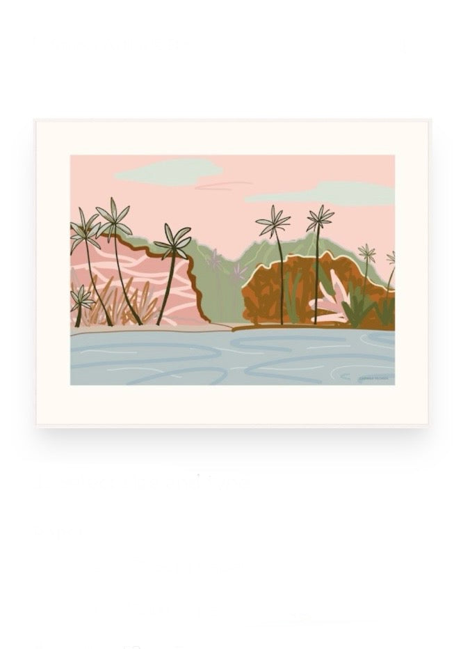 Art Print | My Island Paradise (Box Frame)