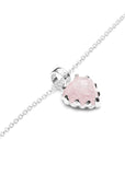 Necklace | Love Claw (Rose Quartz/Sterling Silver)