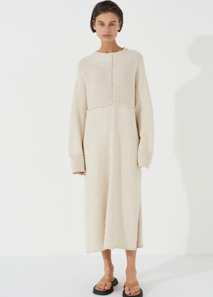 Dress | Stone Organic Cotton Knit (Stone)