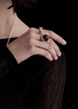 Ring | Claw (Onyx/Sterling Silver)