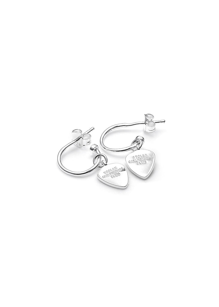 Earring | Guitar Pic Anchor (Sterling Silver)
