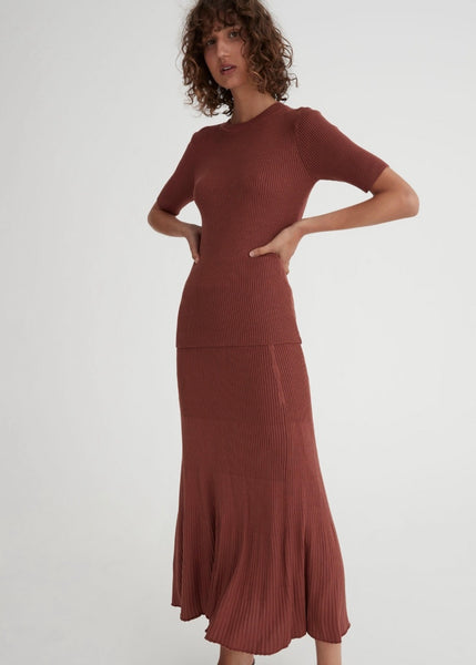 Skirt | Mallory Skirt (Clay)