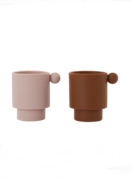 Cup Set | Tiny Inka (Caramel/Rose)