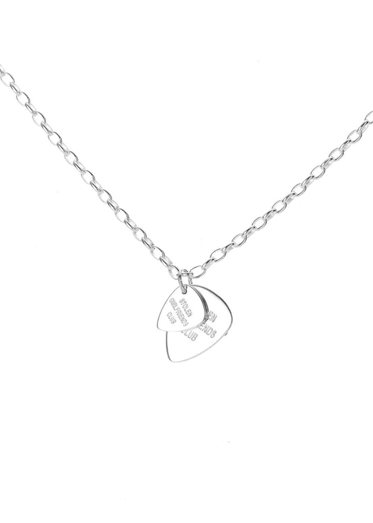 Necklace | Guitar Pic (Sterling Silver)