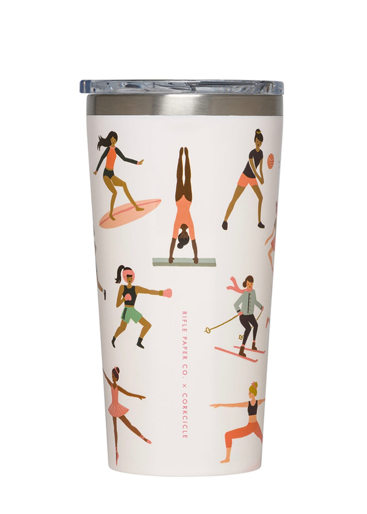 Tumbler | Stainiess Steel (Sporty Girl- Floral-Rifle Paper)