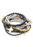 Bracelet | Party At The Front (Black/Silver)