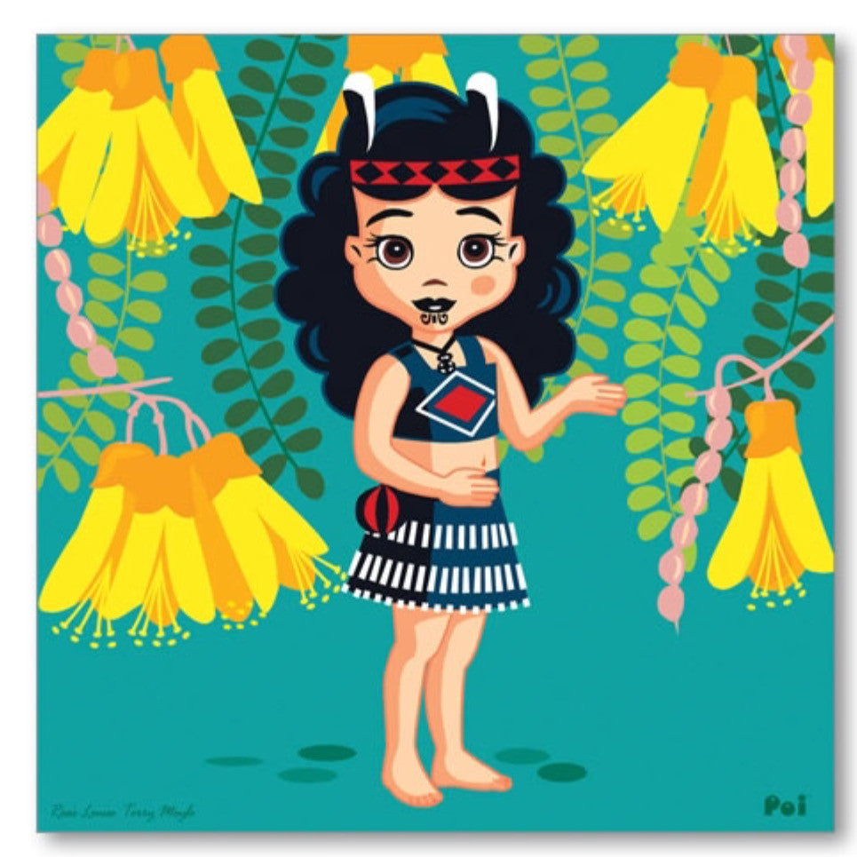 Card | Poi and Kowhai (Contour Creative Studio)