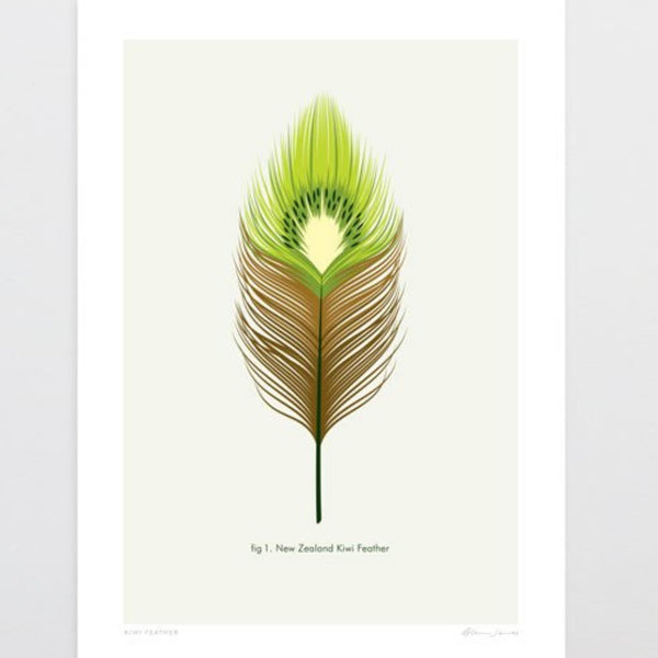 Art Print | Kiwi Feather
