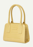 Bag | Paloma Mini Tote (Buttermilk Brushed Recycled Croc)