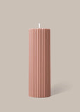 Candle | Wide Column Pillar (Peach)