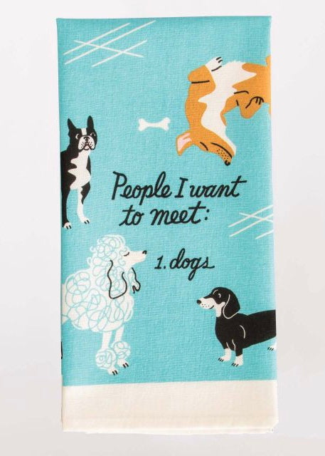 Tea Towel | People To Meet: Dogs