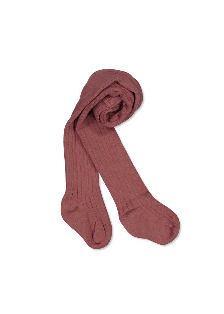 Stockings | Cotton Rib (Plum)