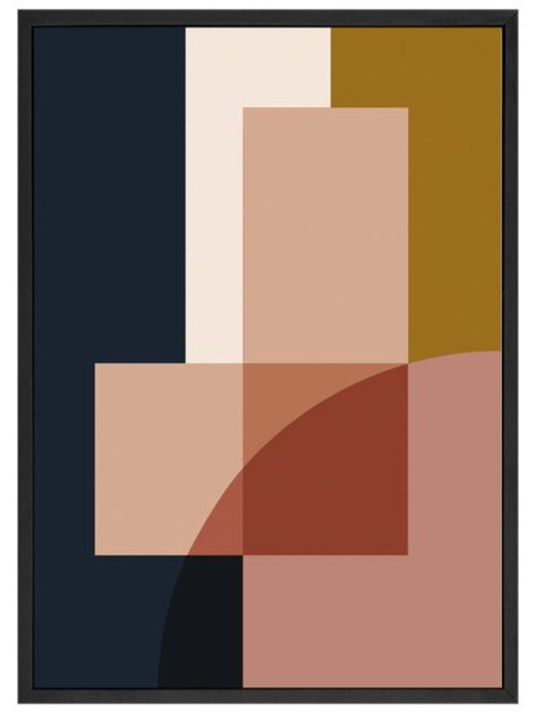 Art Print | Abstract Modern Block