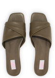 Shoes | Shelley Slides (Khaki Calf)