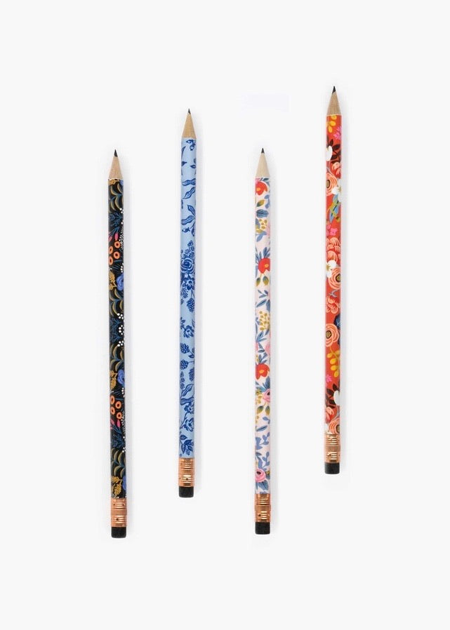 Pencils | Graphite (Floral)