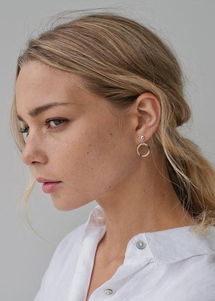 Earrings | Little Tort Hoops (Silver)