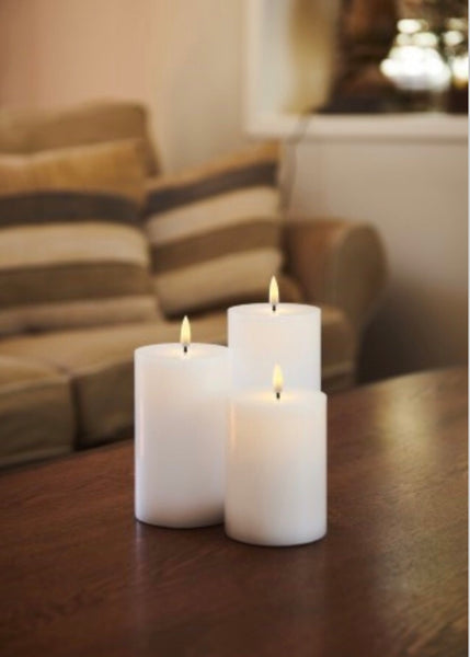 LED Candle Set | Sille (White)