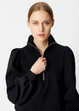 Sweatshirt | NankitaGZ Zip Collar (Black)
