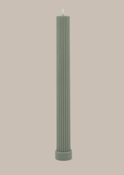 Candle | Thin Column Pillar (Twin Pack - Eucalyptus)