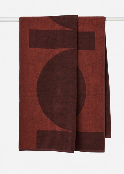 Beach Towel | Reflect (Mulberry/Ruby)