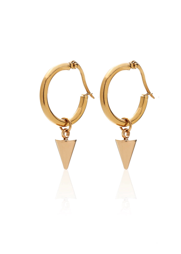 Earrings | Kate Hoops (Gold)