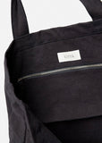 Bag | Oversized Caryall (Black/Blue)