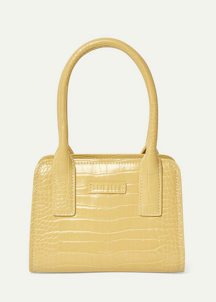 Bag | Paloma Mini Tote (Buttermilk Brushed Recycled Croc)