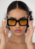 Sunglasses | Mia (Black/Lemon)