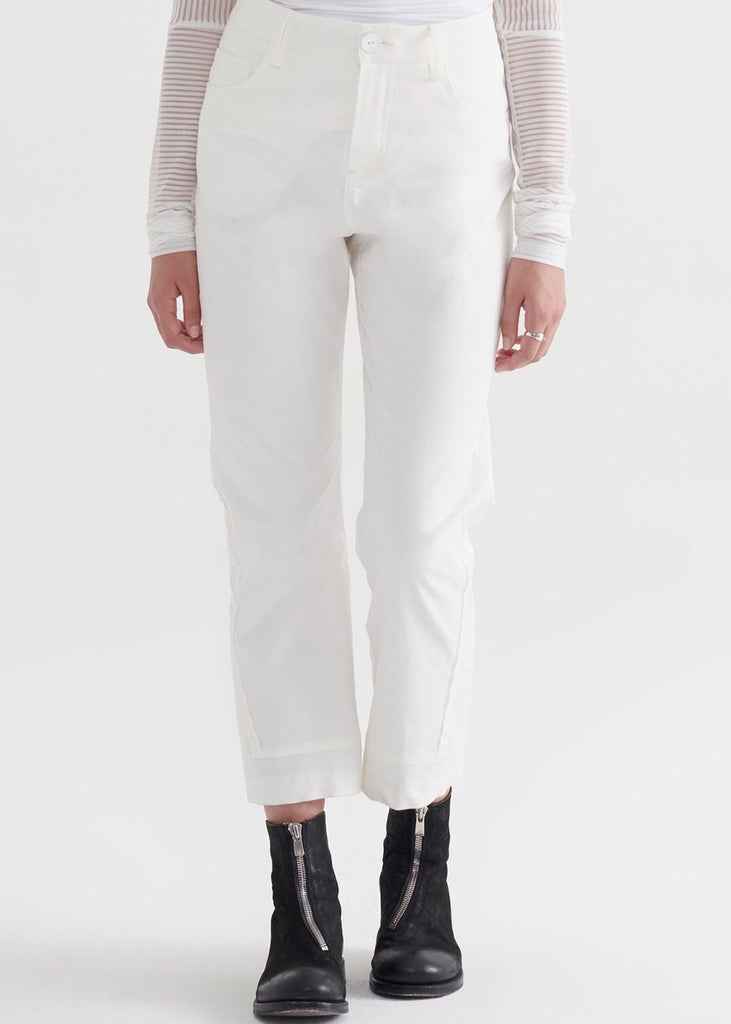 Jeans | Taylor Raw Edge Uncover (Ivory/Ivory)