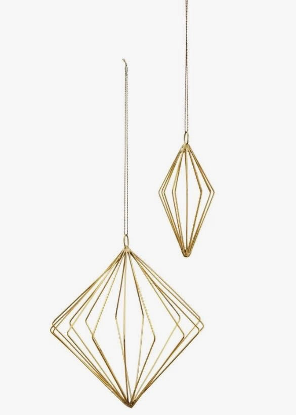 Decoration | Hanging Cones (Brass)