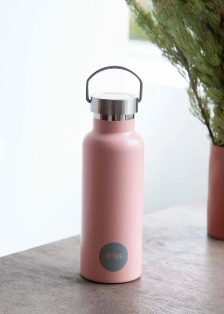 Water Bottle | Stainless Steel (Peach/Grey)