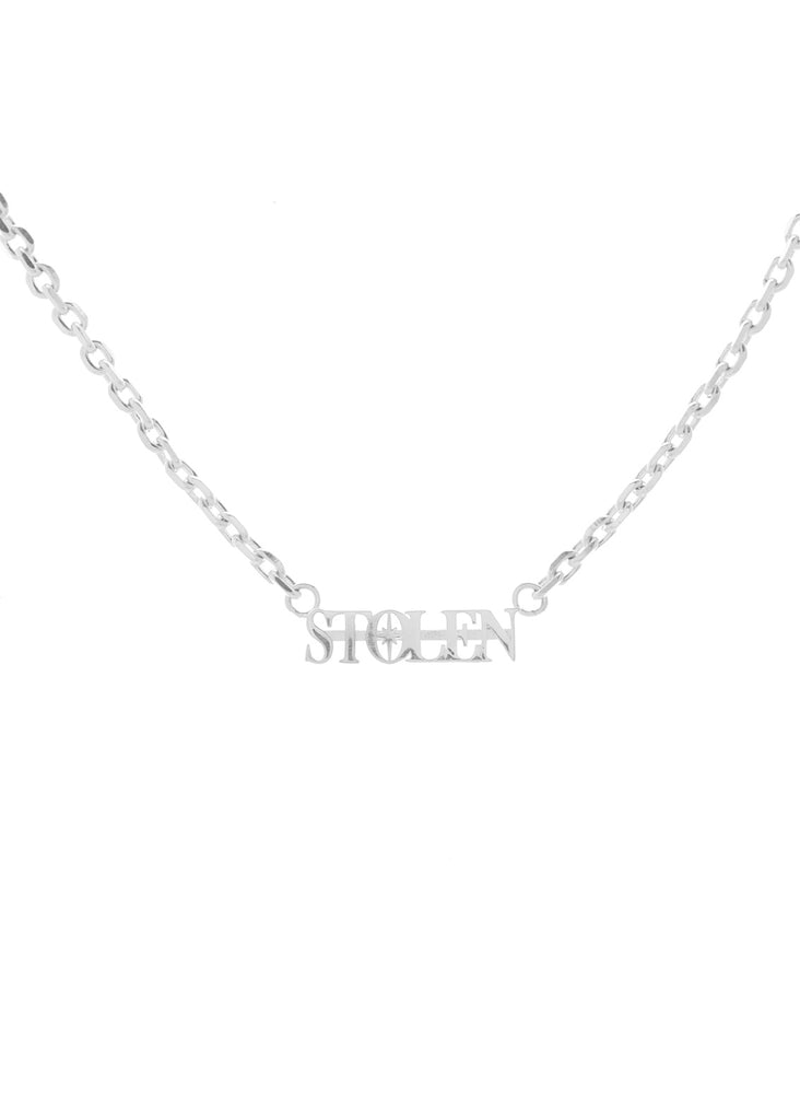 Necklace | Stolen Serif (Silver)