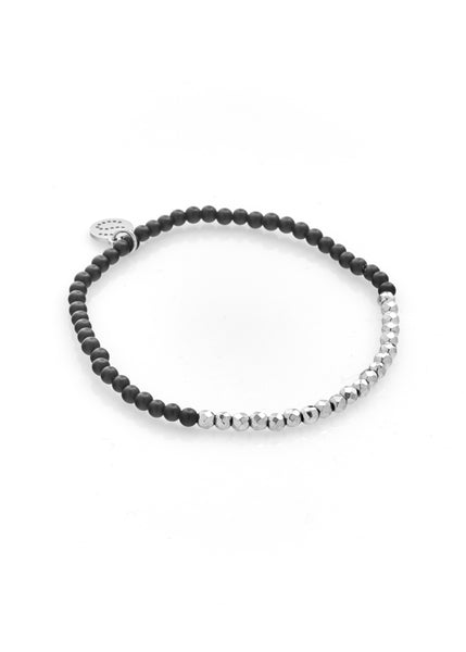 Bracelet | Party At The Front (Black/Silver)