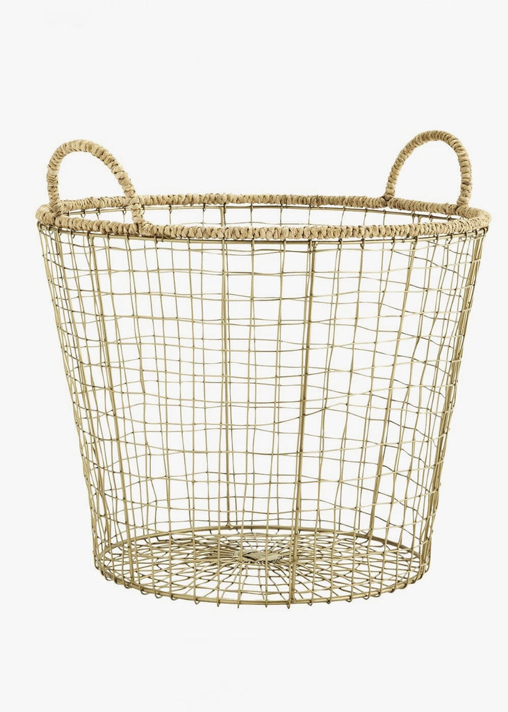 Basket | Wire Brass (Large)