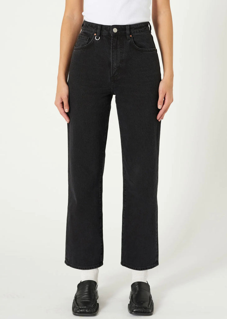 Jeans | Edie Straight (Washed Black)