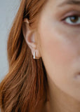 Earrings | So Square Huggies (Silver)