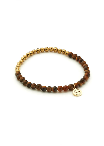 Bracelet | Party at the Front (Tigers Eye/Gold)