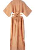 Dress | Tangerine Stripe (Tangerine White)