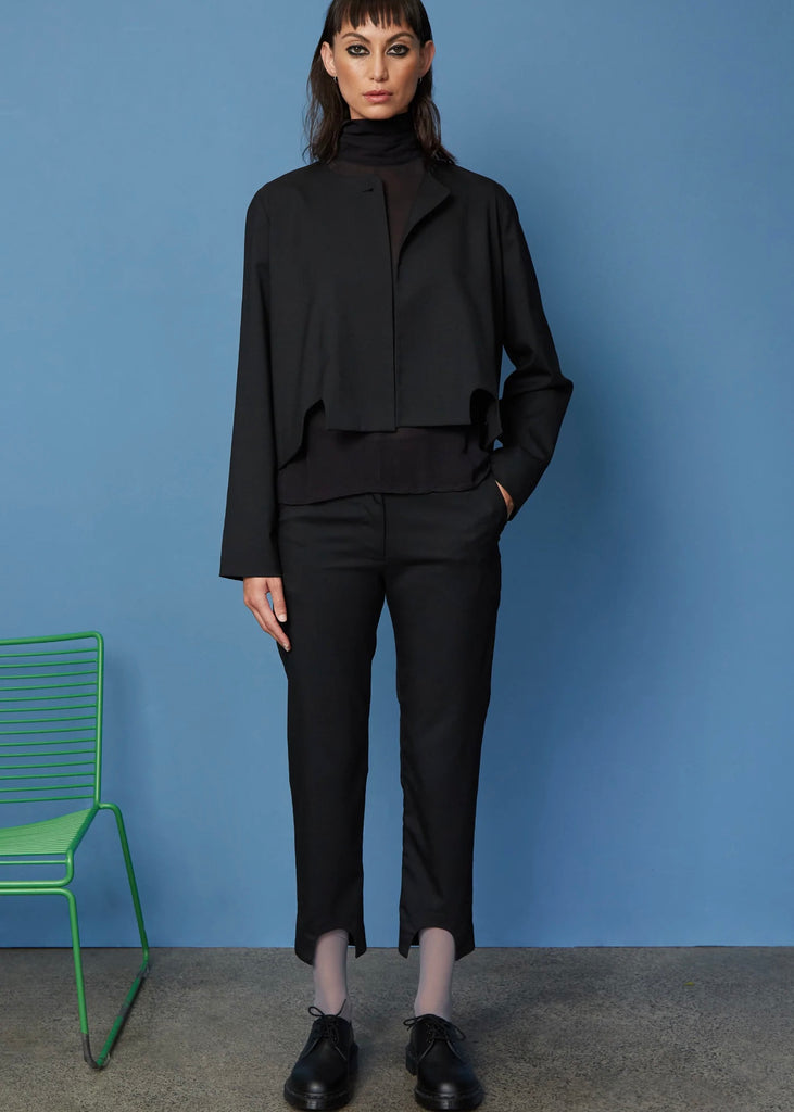 Model wearing Zambesi Portico pants