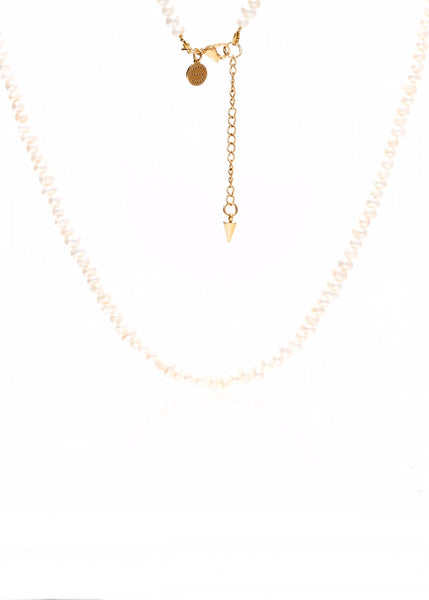 Necklace | Santorini (Pearl/Gold)