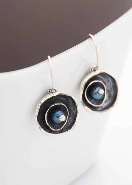 Earrings | Cap (Silver)